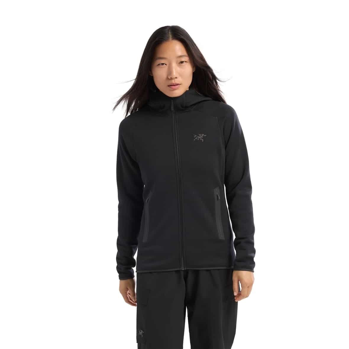 Arcteryx Kyanite Powerstretch Hoody W Damen (Schwarz XL) Kunstfaserjacken