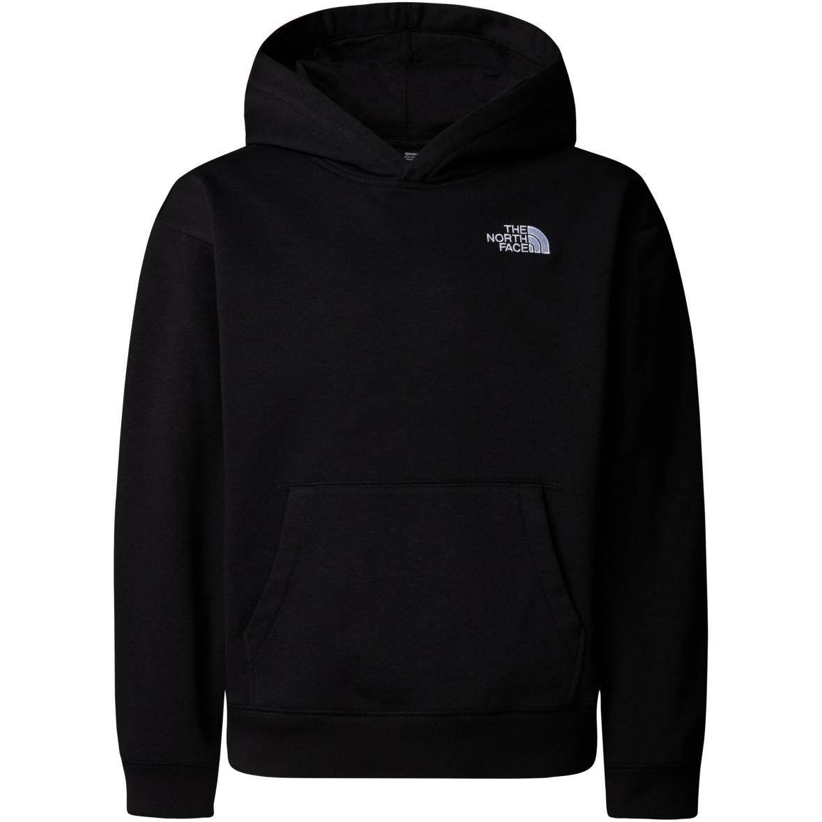 Essential Oversized  Kinder Hoodie Schwarz_JK3 | S