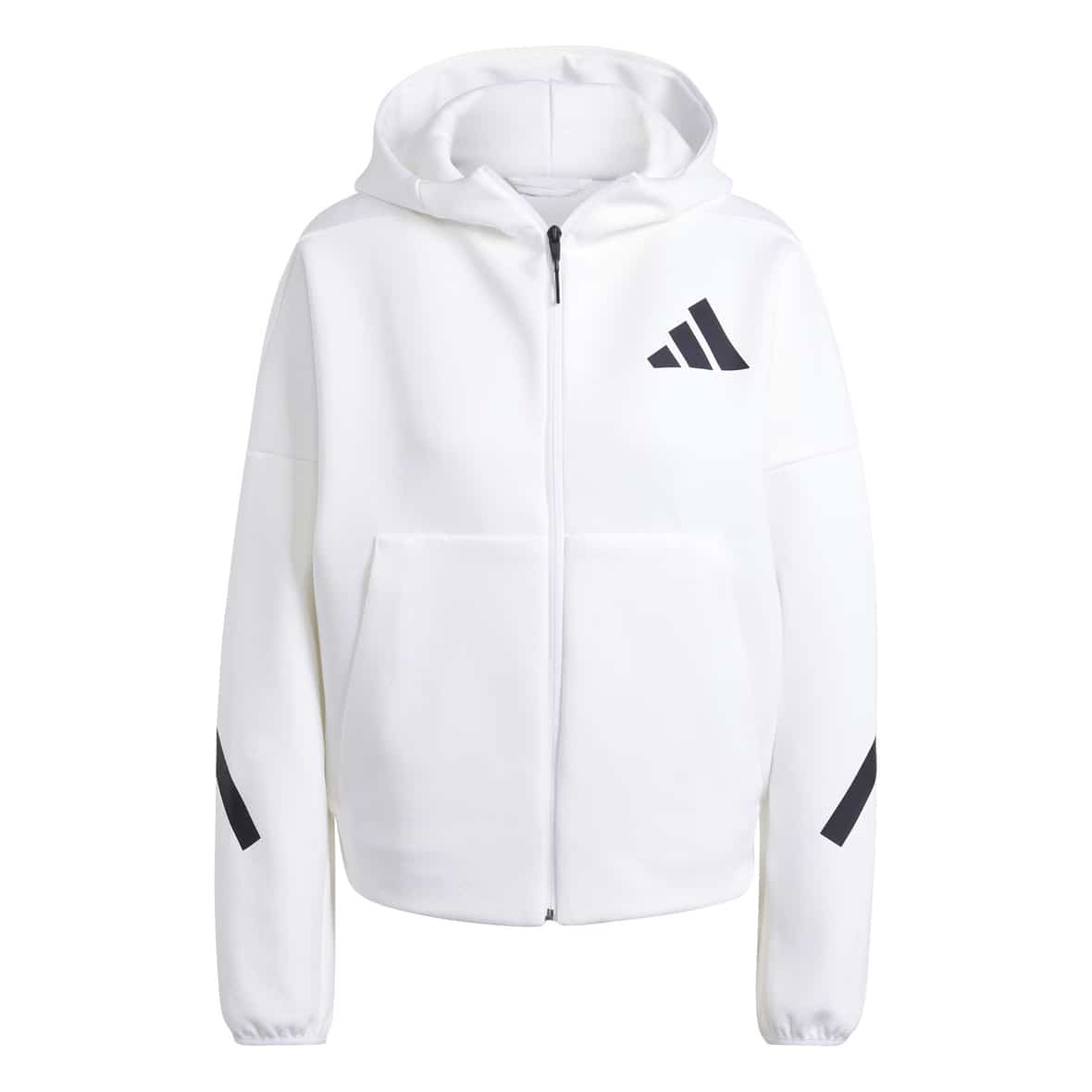 adidas W ZNE Full-Zip Hoodie Damen (Weiß XL) Hoodies