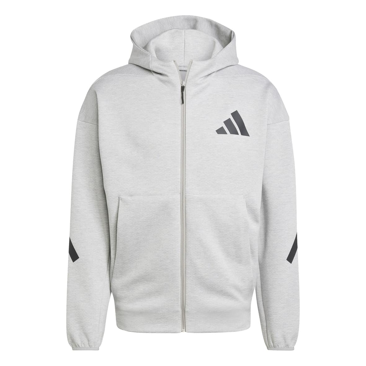 adidas M ZNE Full-Zip Herren (Grau M) Hoodies