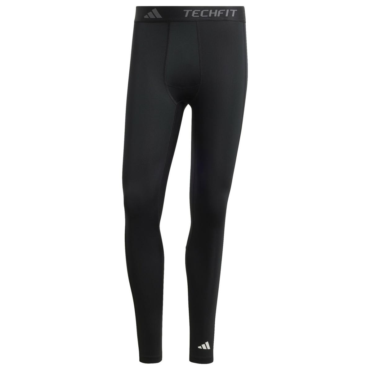 TECHFIT Compression Training Herren Leggings Schwarz_000__BLACK | S