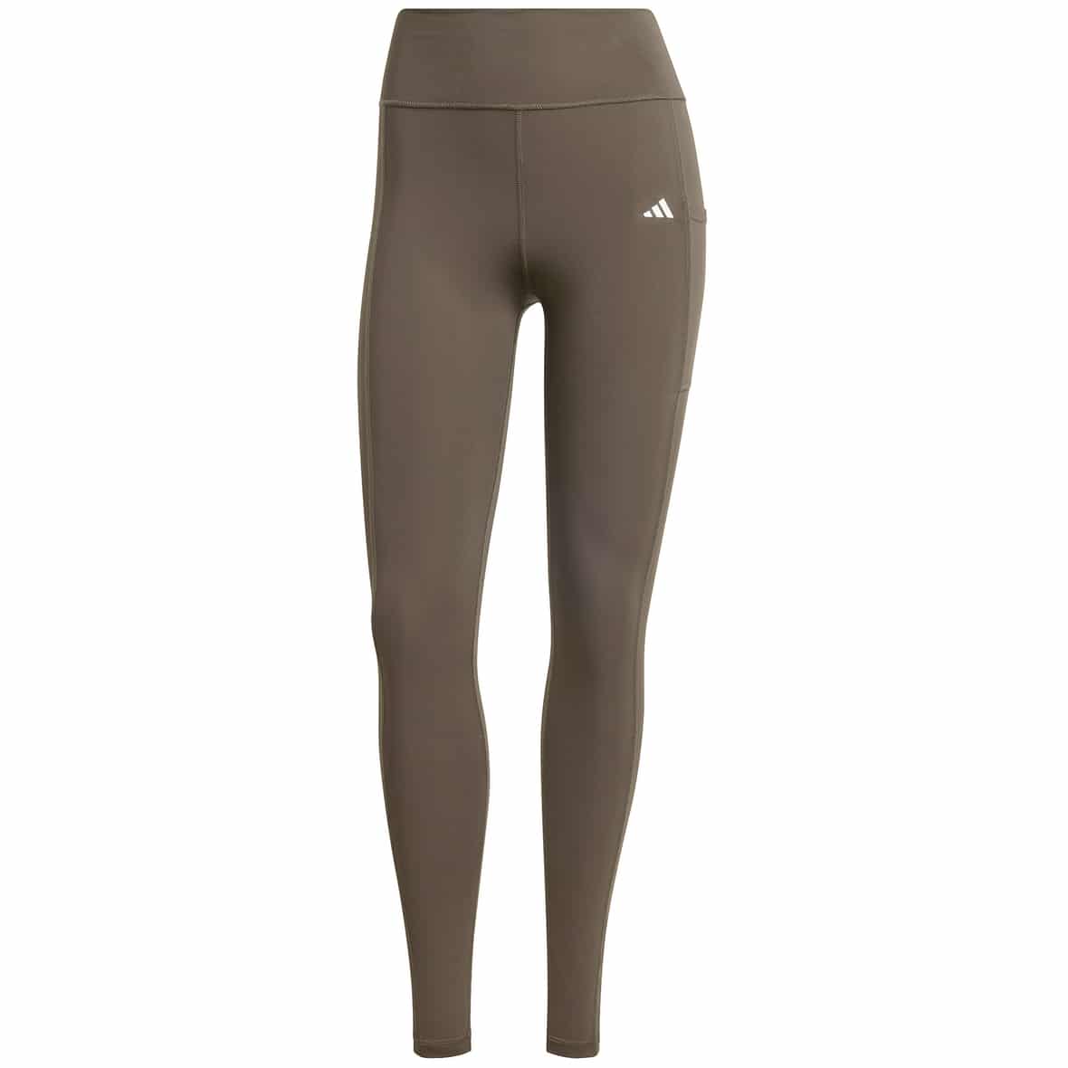 adidas Optime Studio High Rise 1/1 Leggings Damen (Braun XS) Leggings