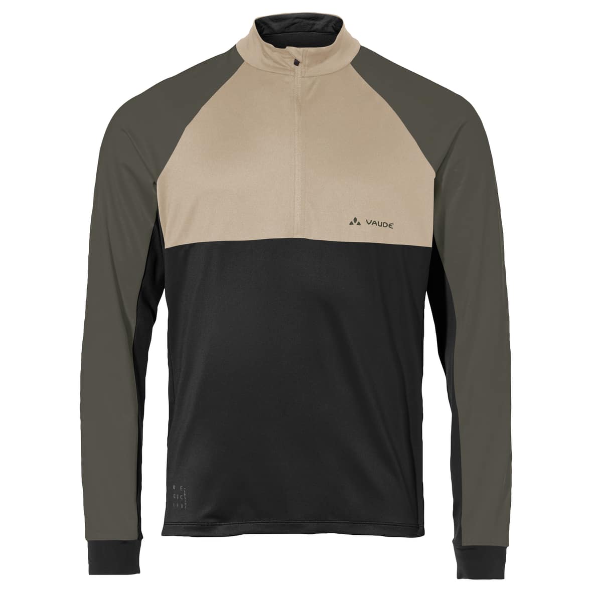 Vaude Me Qimsa Halfzip LS Shirt Herren (Oliv XL) Kletterbekleidung