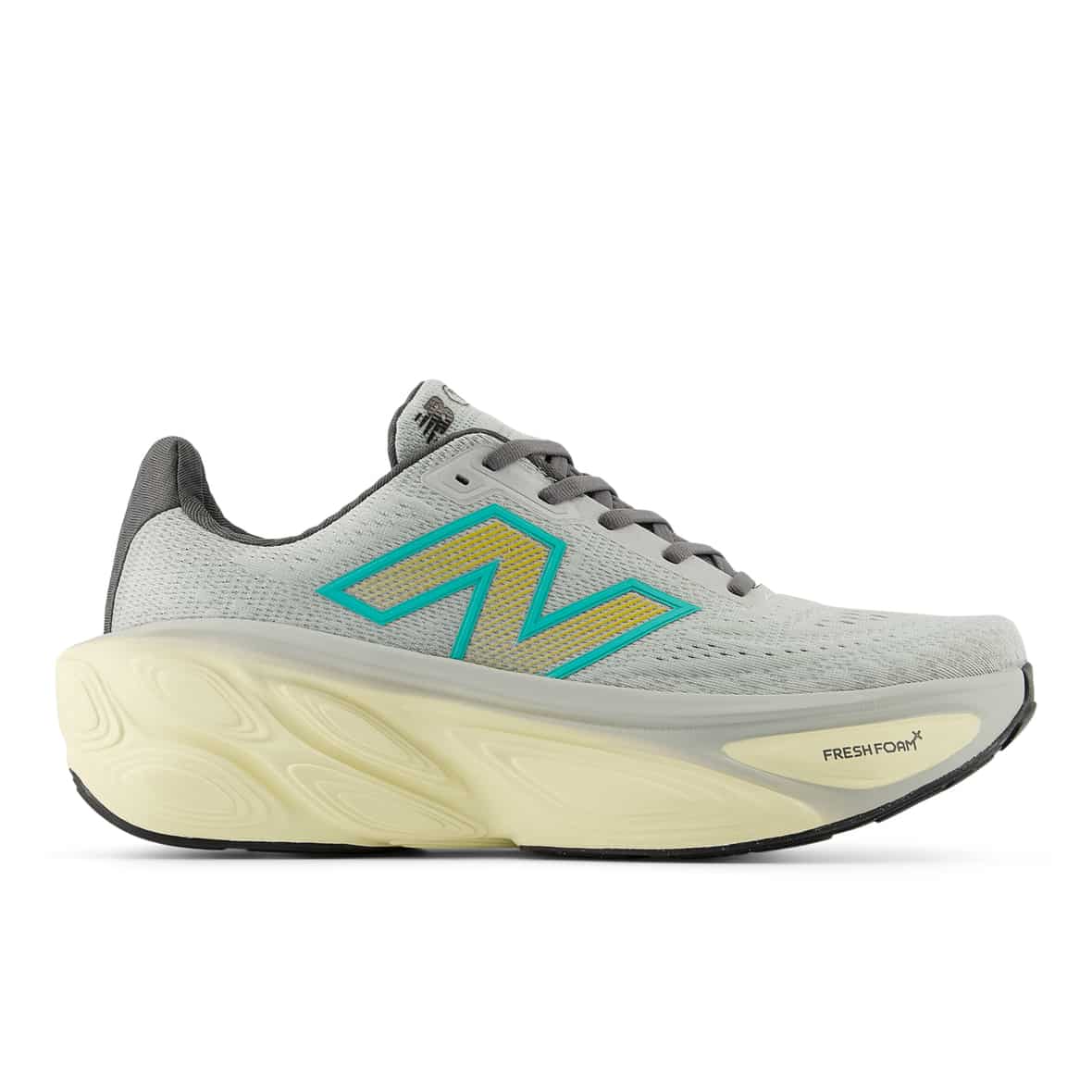 New Balance Fresh Foam More V5 Herren (Hellgrau 11 Größe, 45 EU) Laufschuhe