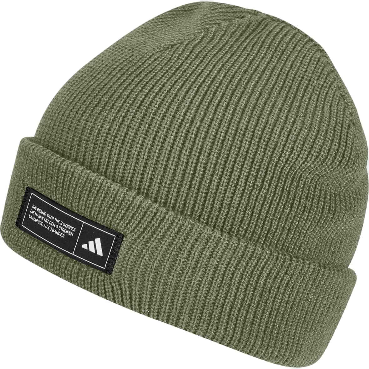 Essentials Beanie Cuff Oliv_000__TENGRN/BLACK/WHITE | STK Y