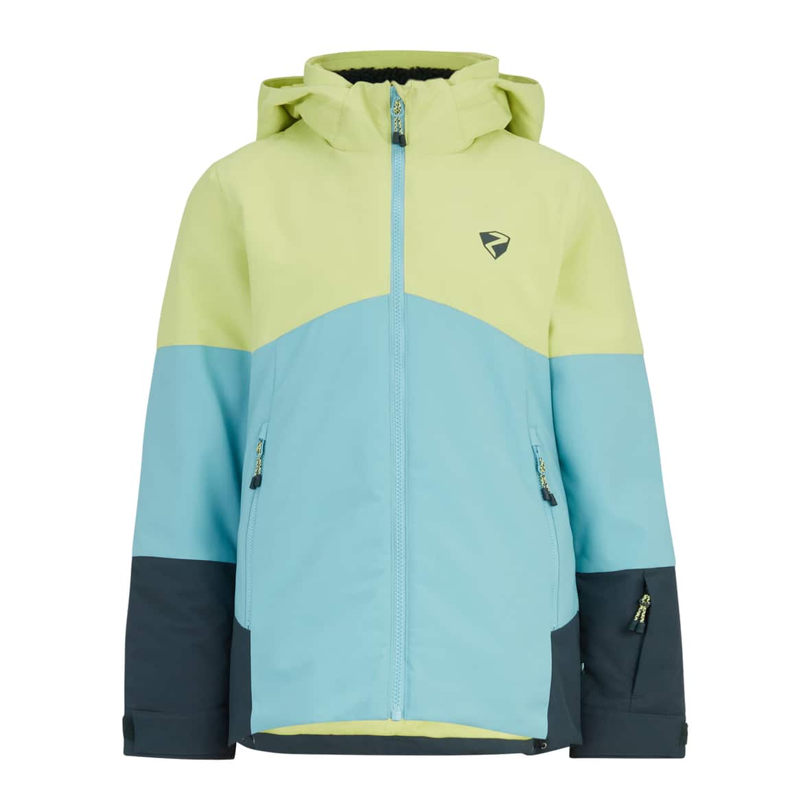 Ziener Kinder AMAJA jun (jacket ski) (Lime 140) Skibekleidung