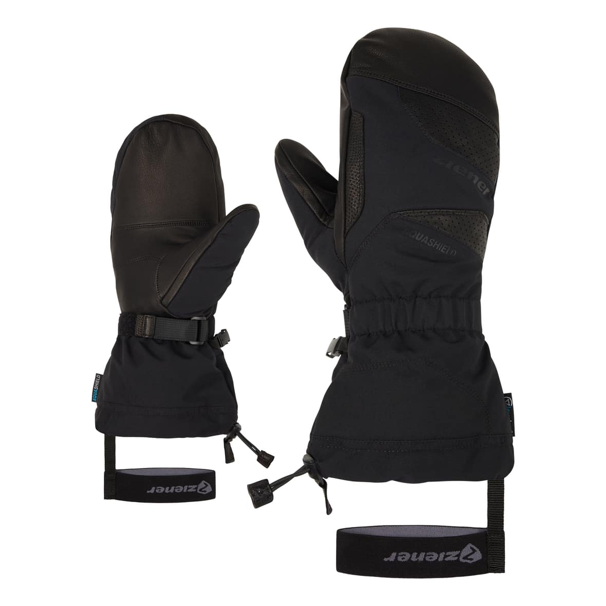 Ziener Gaikus AS AW Lavalan Mitten SKIING Herren (Schwarz 10,5) Expeditionshandschuhe