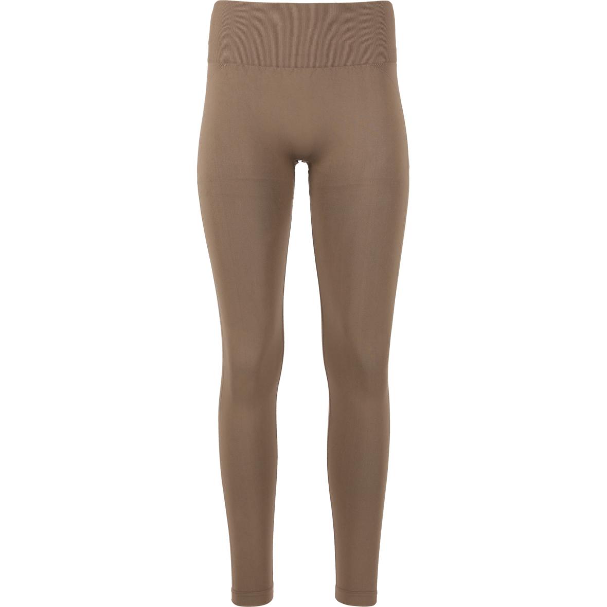 Athlecia Missori W Seamless Tights Damen (Braun L/XL Größe)