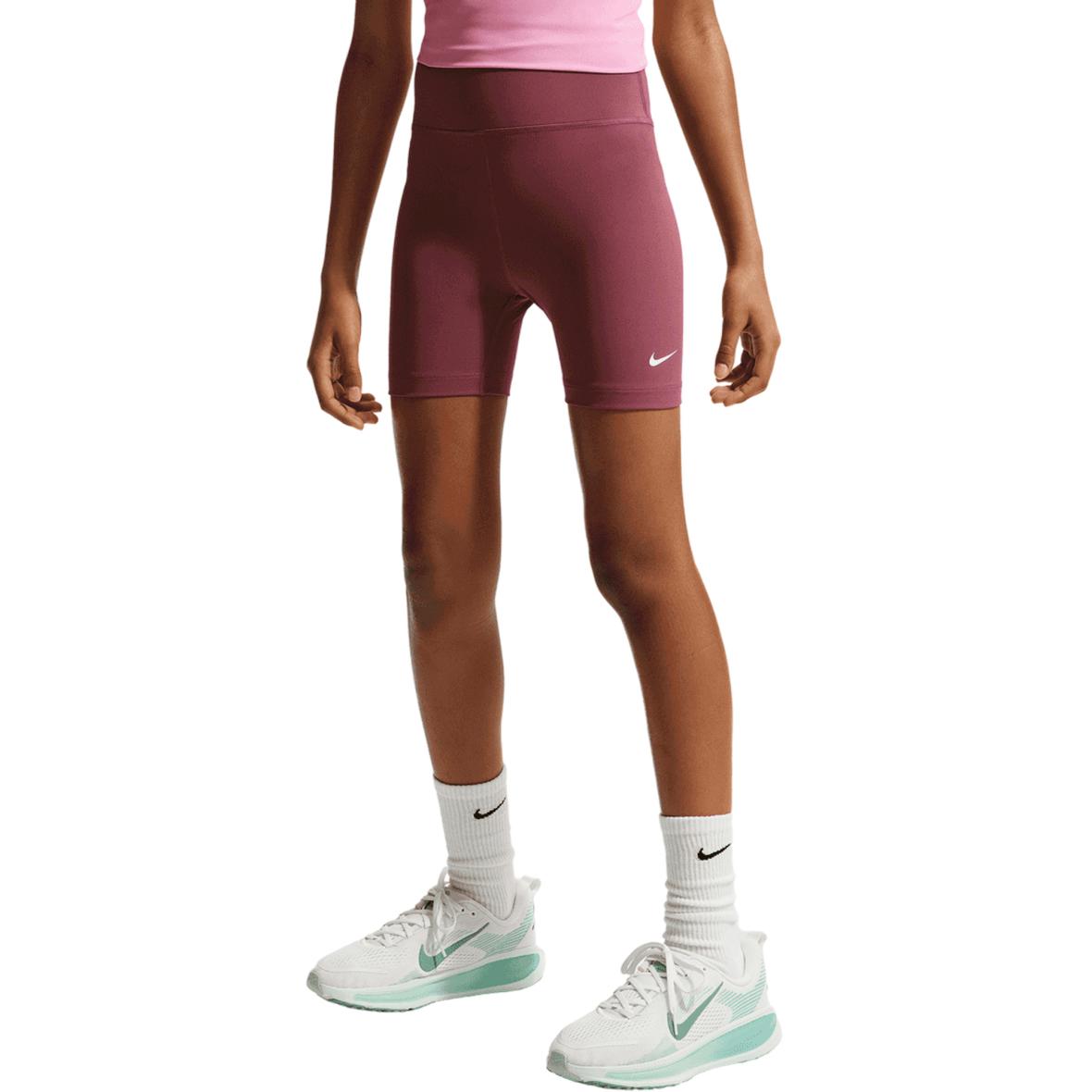 Dri-Fit One 5in Bike Kinder Shorts Pink_655__PINK SMOKE/WHITE | S