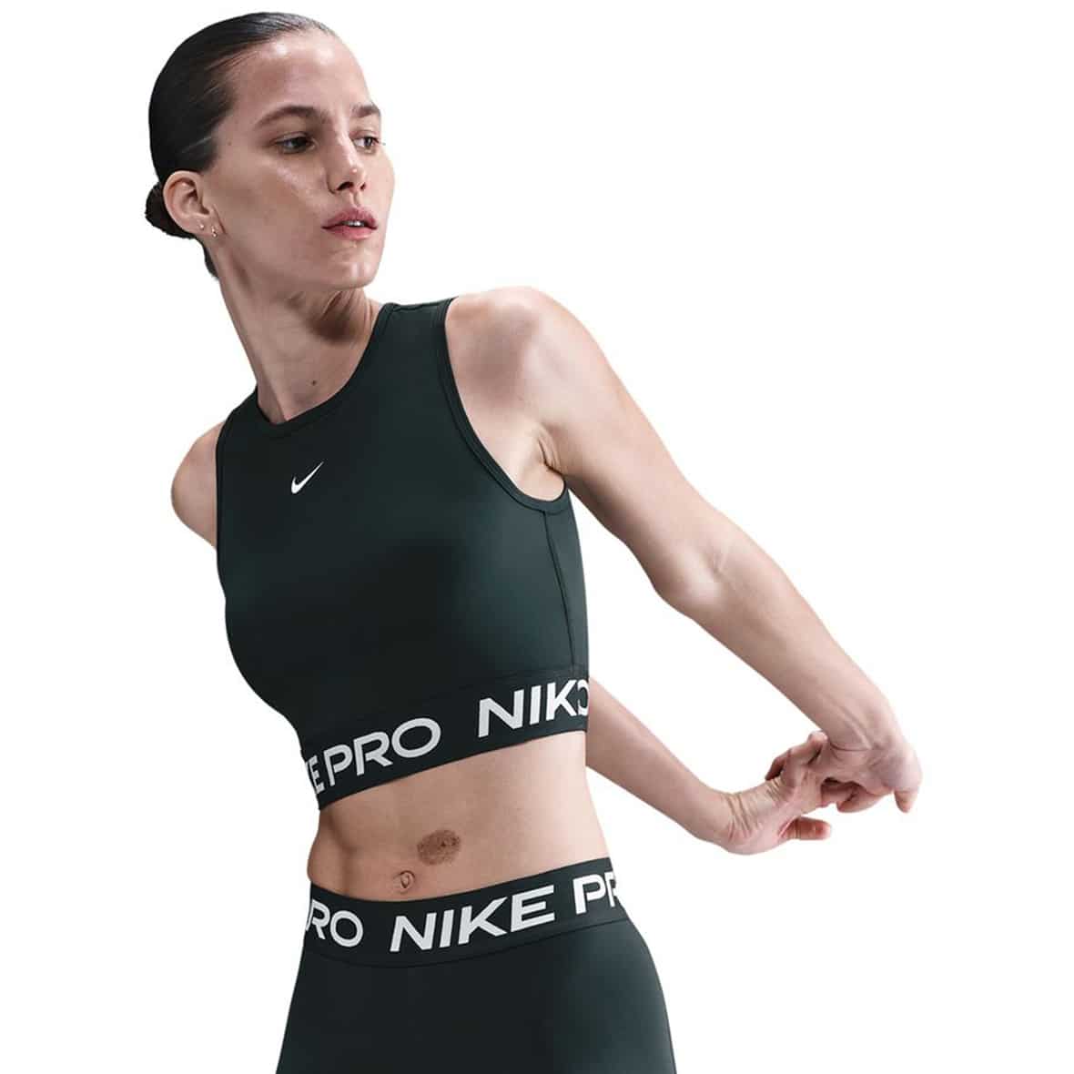 Pro Dri-Fit Damen Tanktop Petrol_390__SEAWEED/WHITE | L