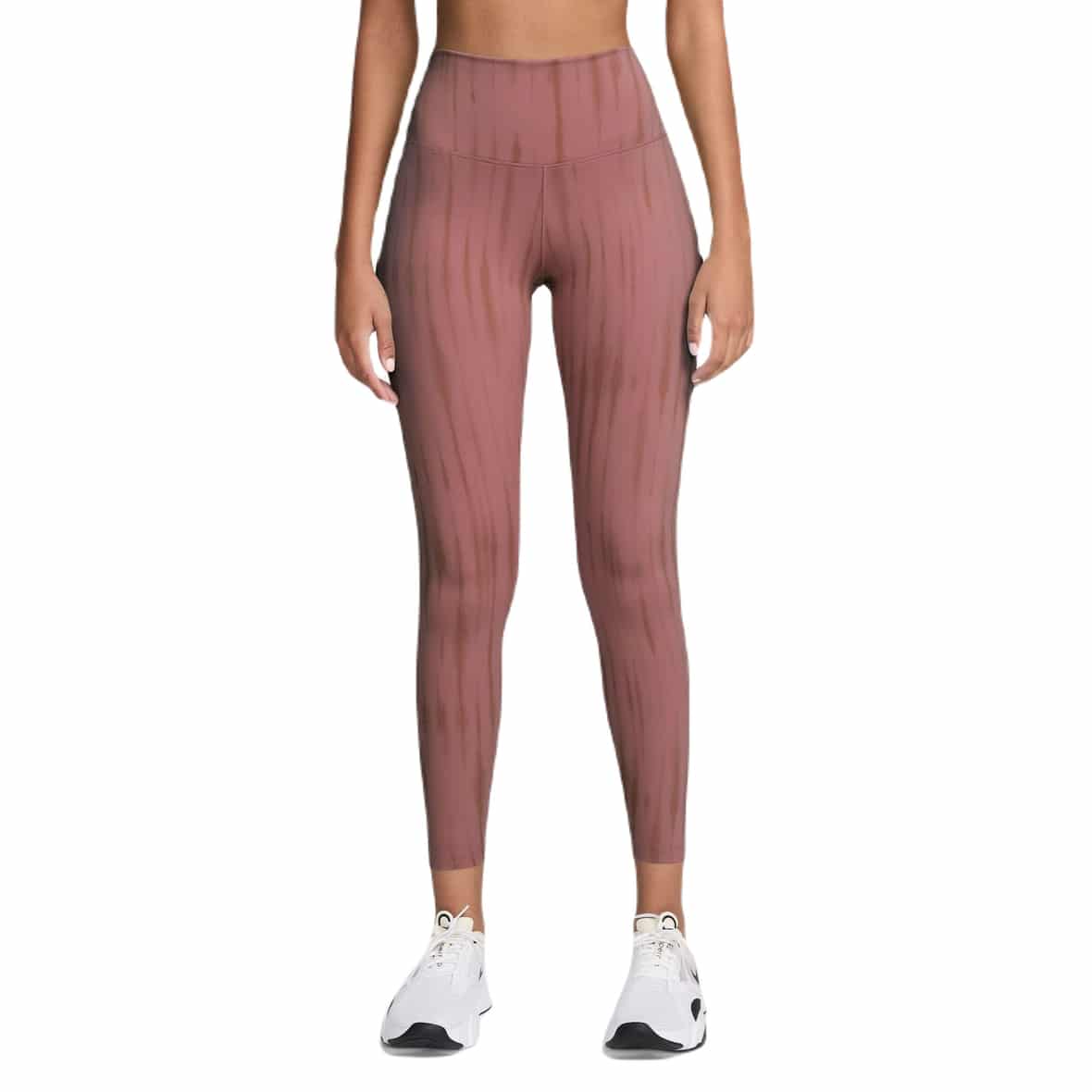Nike W NK Dri-Fit One High-Rise Tight AOP1 Damen (Rosa L Größe) z_old_Fitnessbekleidung
