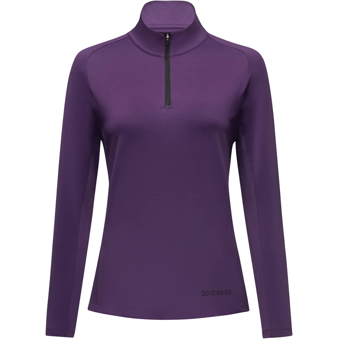 Everyday 1/4-Zip Damen Laufshirt Pflaume_DE00 | XS