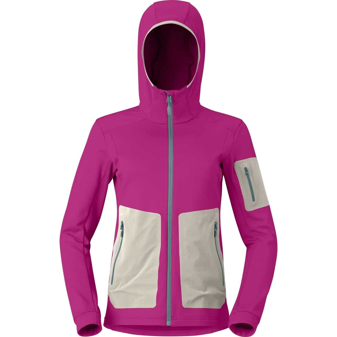 Norröna falketind warm2 stretch Hood W's Damen (Pink S) Kunstfaserjacken