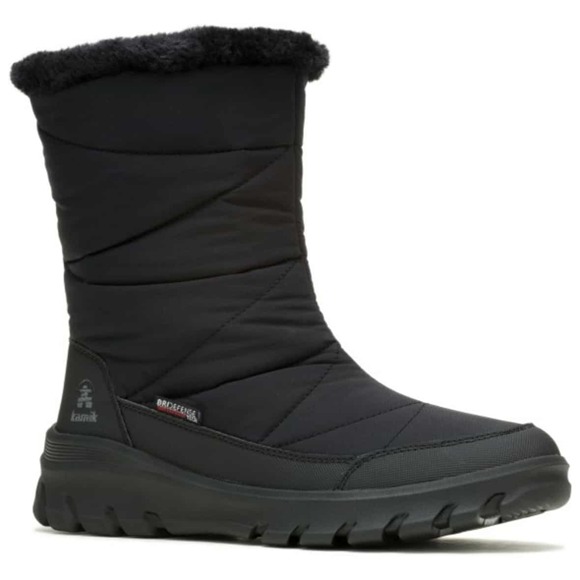 Kamik Snowdon Zip w Damen (Schwarz 39) Winterstiefel