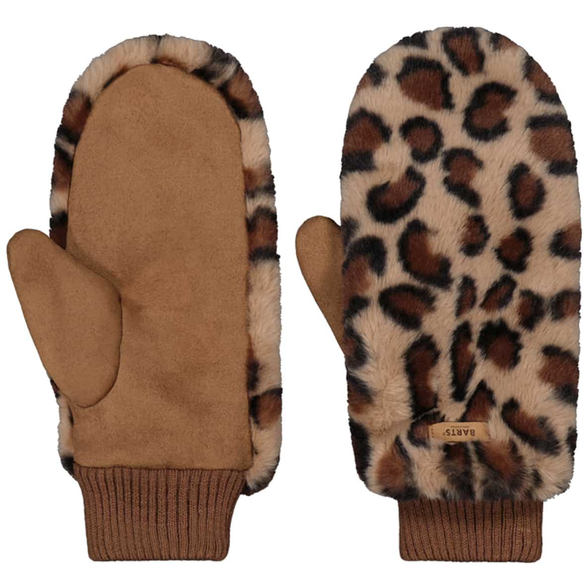 Fur Damen Fäustlinge Bunt_37 | one size