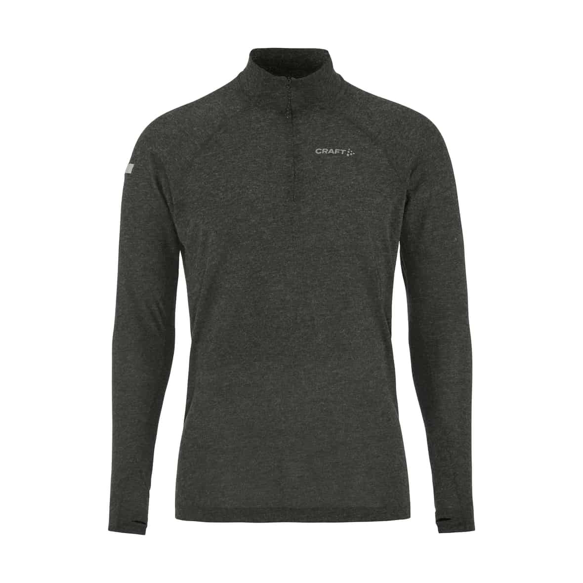 Craft Adv Subzero Wool LS Tee 3 M Herren (Schwarz S) Laufbekleidung