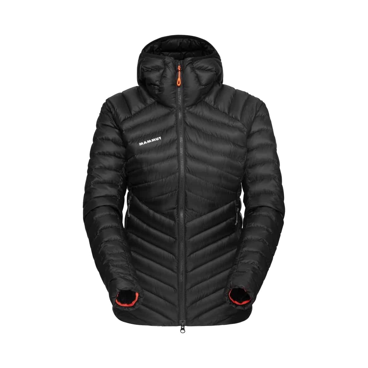 Mammut Broad Peak IN Hooded Jacke W Damen (Schwarz M) Hochtourenjacken