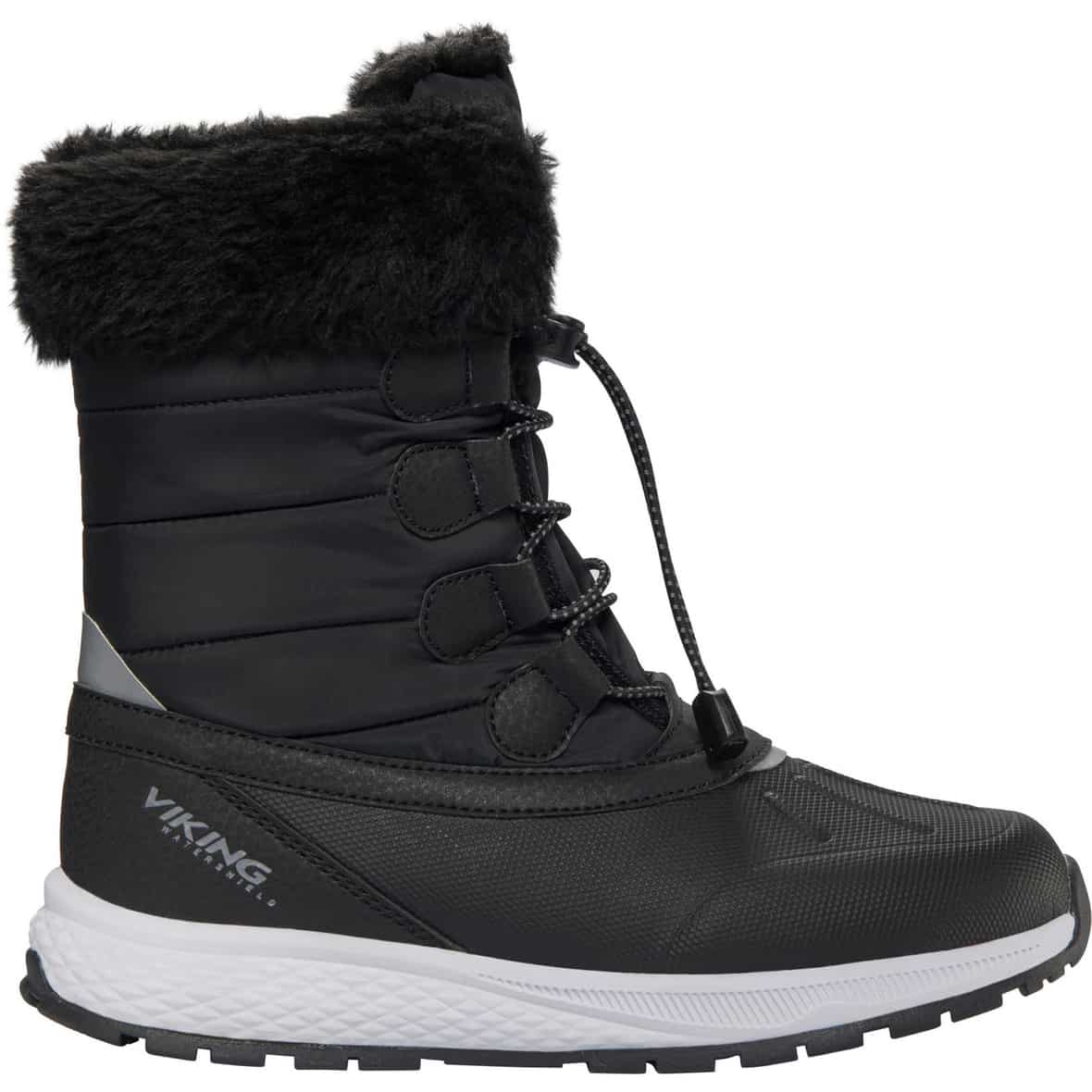 Equip Warm Waterproof Zip Kinder Winterstiefel Schwarz_233 | 34