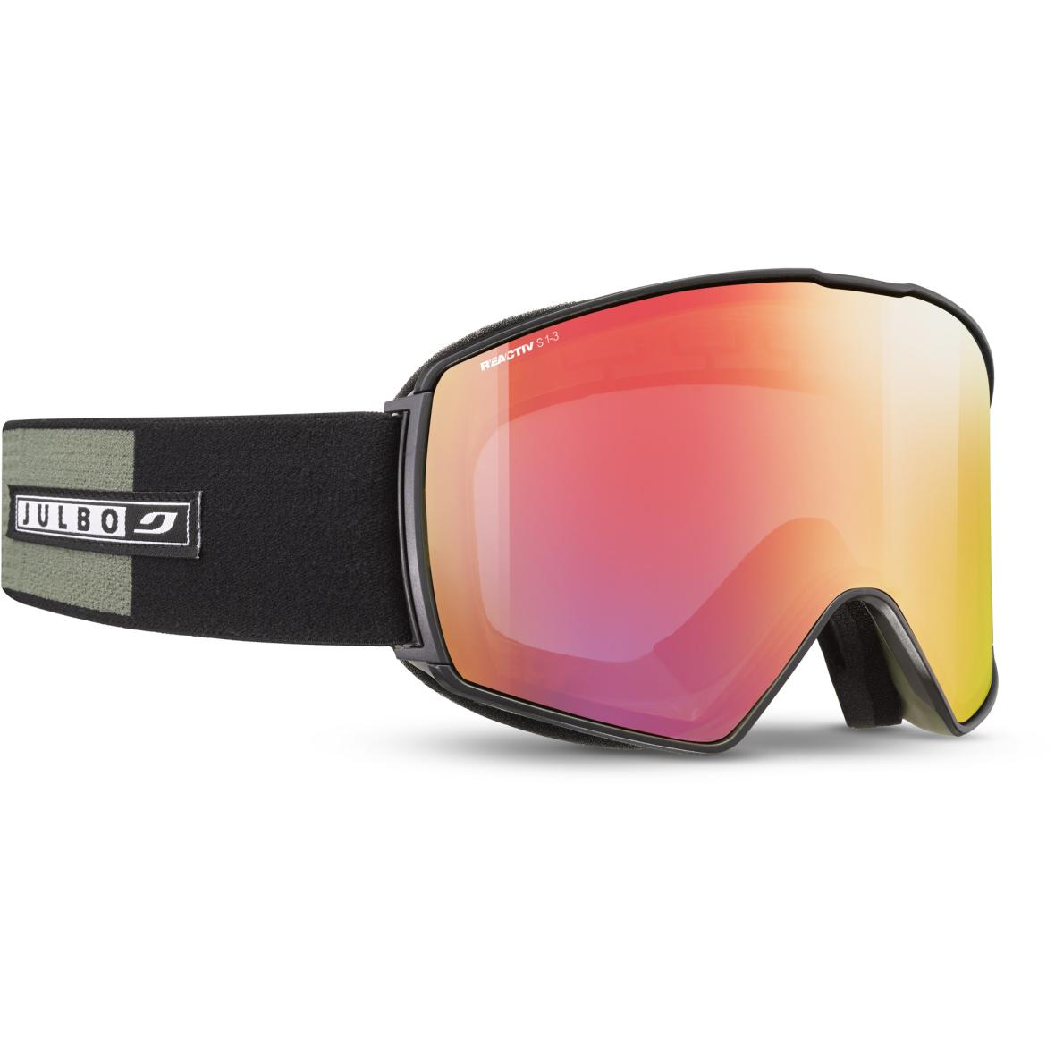 LAUNCHER Skibrille Schwarz_SCHWARZ / GRN | one size