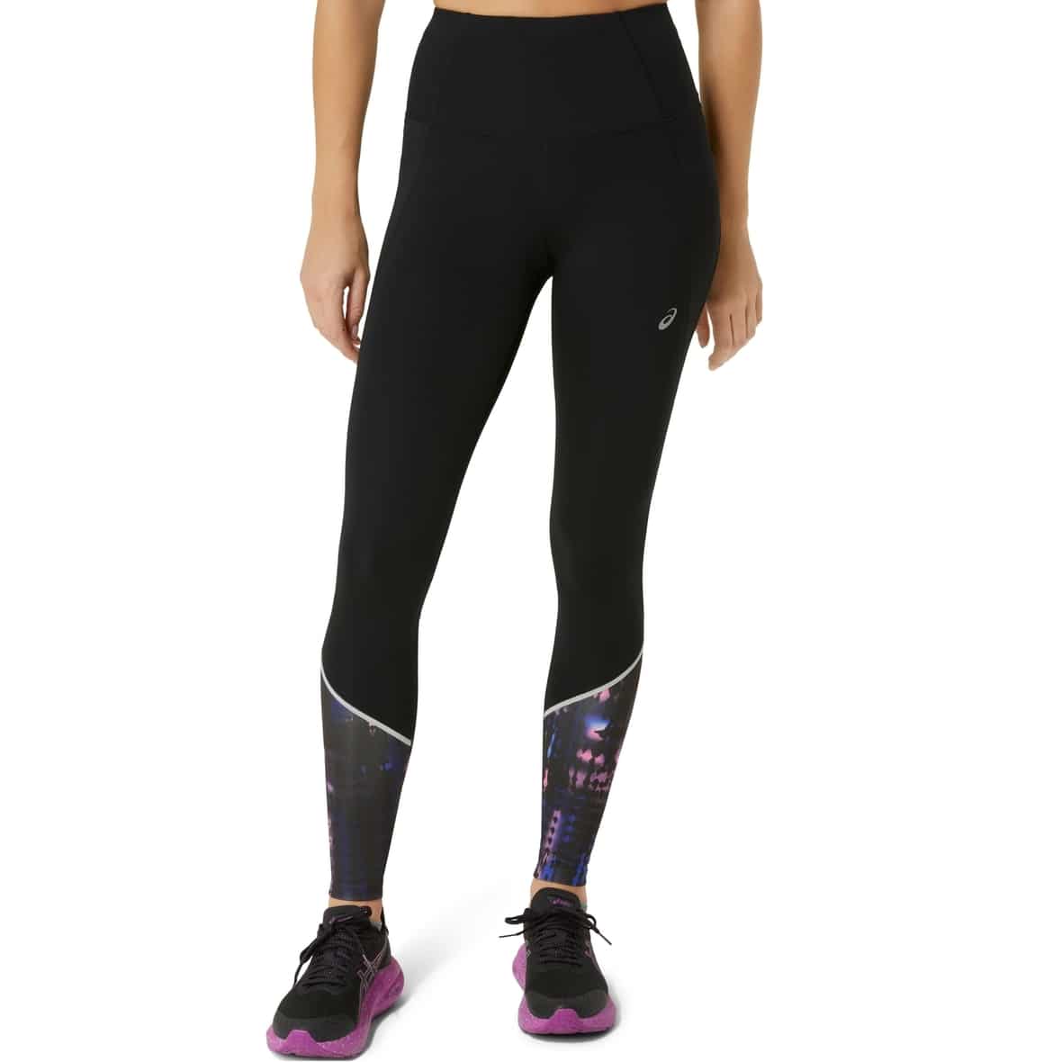 Asics Road Lite-Show Tight Damen (Schwarz L) Laufbekleidung