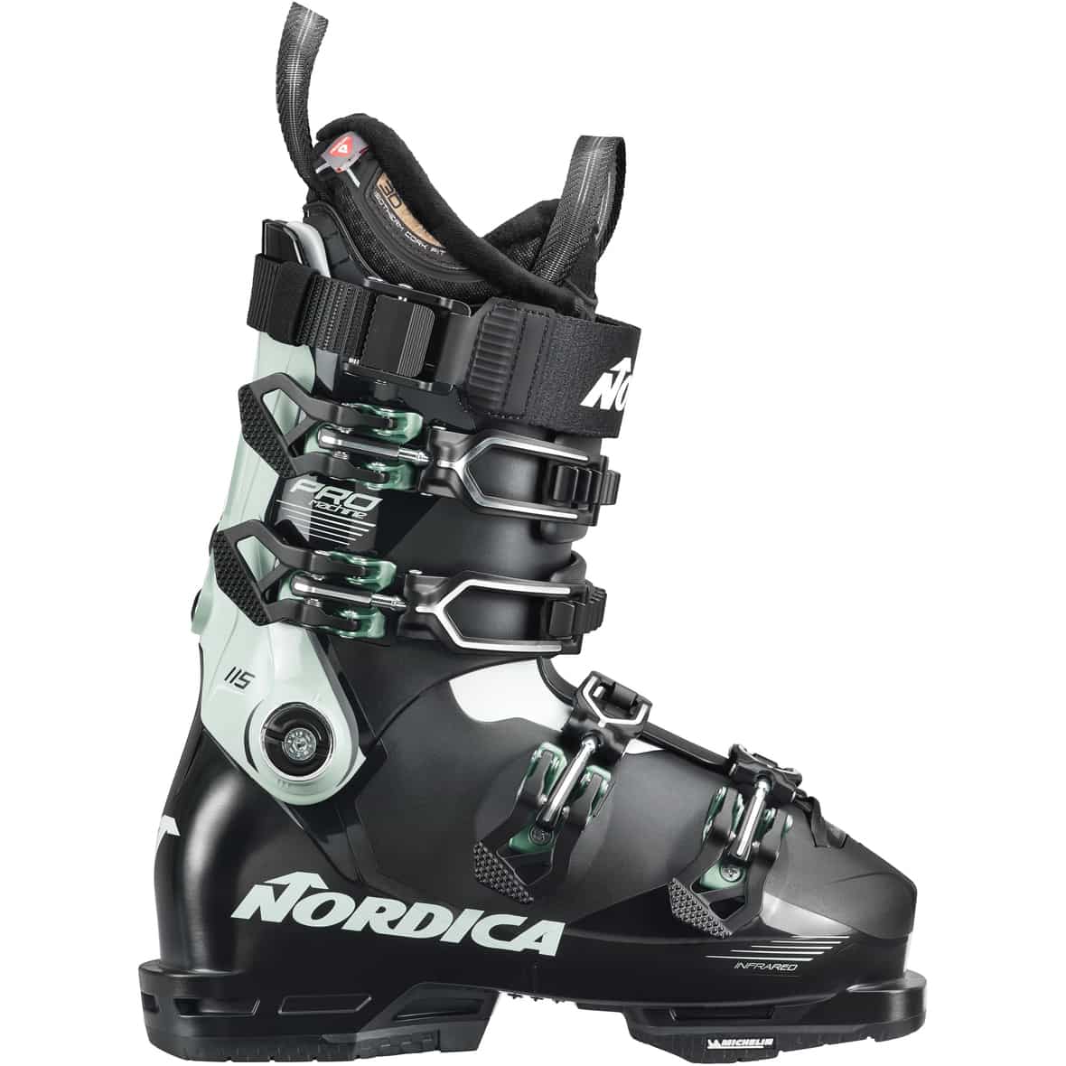 Promachine 115 W (GW) 25/26 Damen Alpin Skischuhe Schwarz_6R5 | 22,5