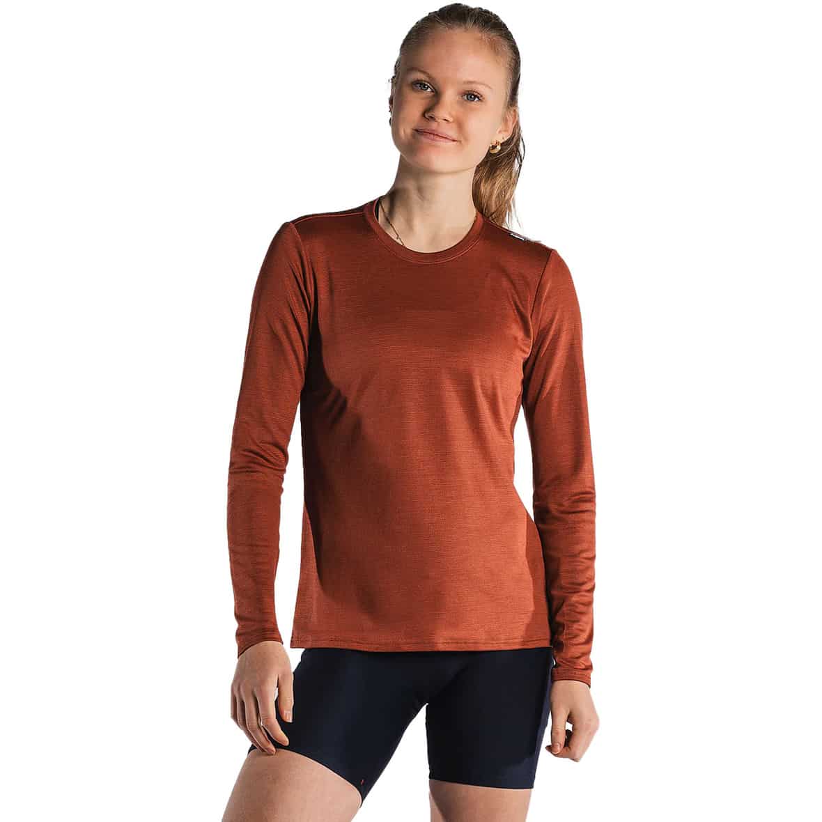 Technical Merino 150 Damen Laufshirt Ziegel_RST | L