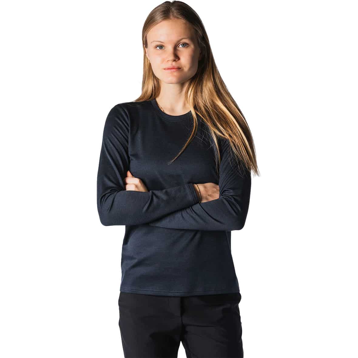 Technical Merino 150 Damen Laufshirt Dunkelblau_NIB | L