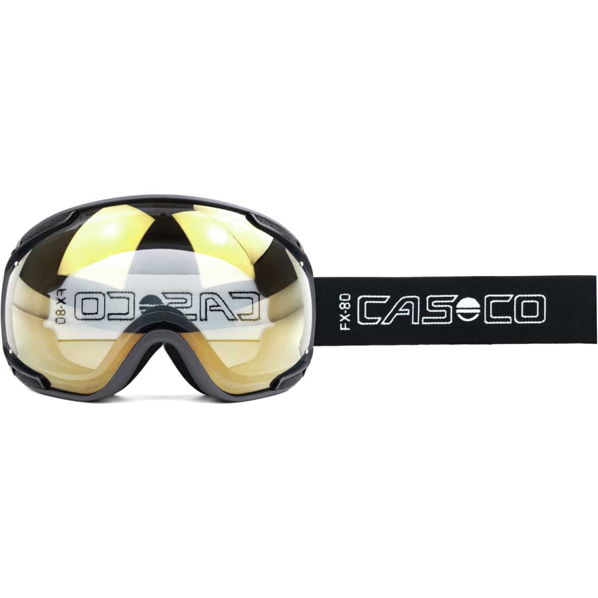 Casco FX-80 Strap Vautronp Skibrille Unisex ( Schwarz M Größe,)