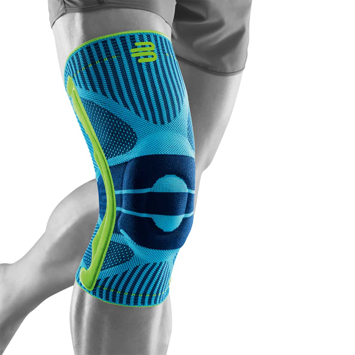 Bauerfeind Sports Knee Support (Türkis S ) Gelenkschützer