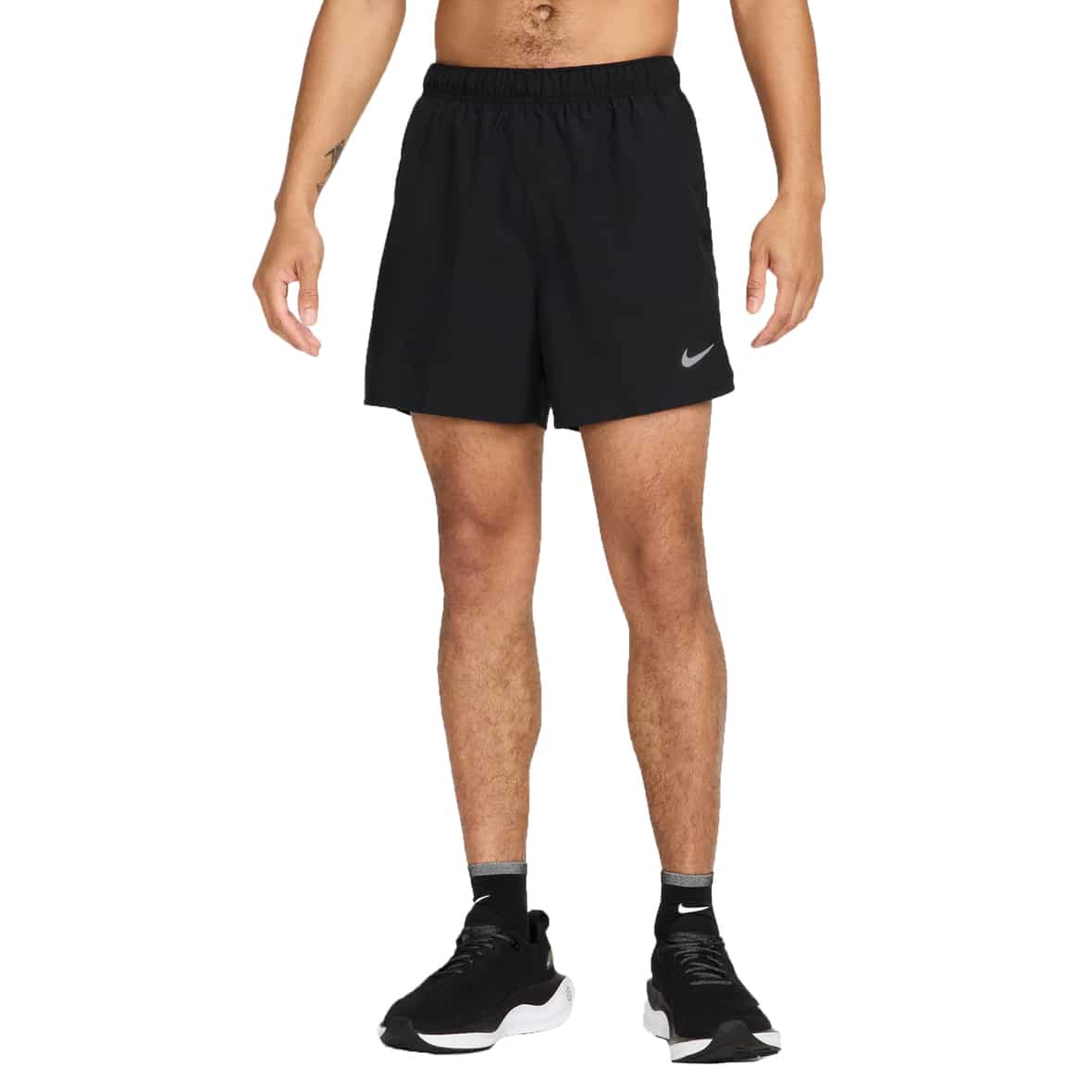 Challenger Dri-Fit 2in1 Herren Laufshorts Schwarz_010__BLACK/BLACK/BLACK/REFLECTIVE SILV | S