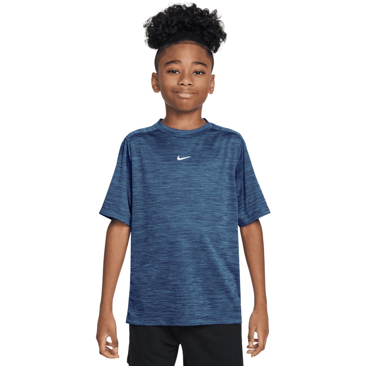 Dri-FIT Multi Kinder T-Shirt Dunkelblau_414__MIDNIGHT NAVY/FOOTBALL BLUE/WHITE | L