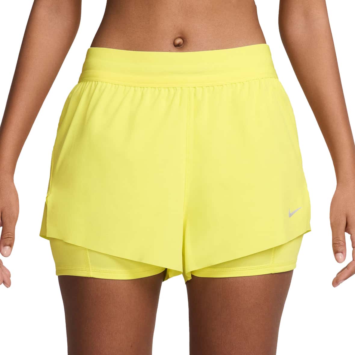 Swift 2in1 Damen Laufshorts Gelb_712__LT ZITRON/REFLECTIVE SILV | XL