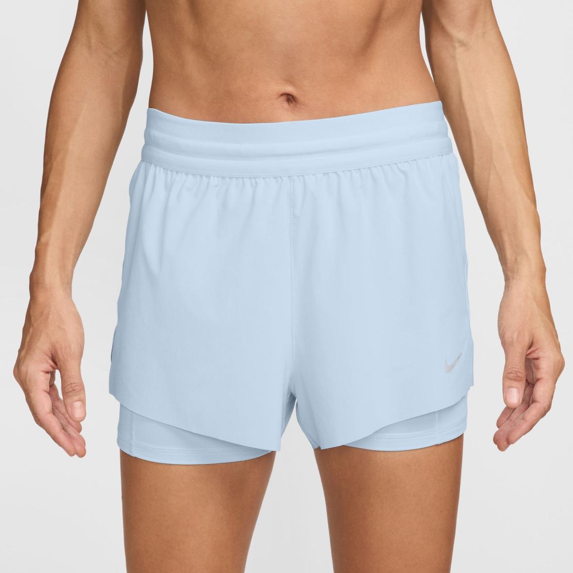 Swift 2in1 Damen Laufshorts Hellblau_423__BLUE TINT/REFLECTIVE SILV | XL