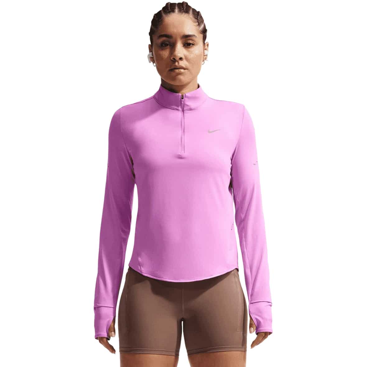 Swift Dri-Fit Half-Zip  Damen Laufshirt Rosa_503__LT MAGENTA/REFLECTIVE SILV | L