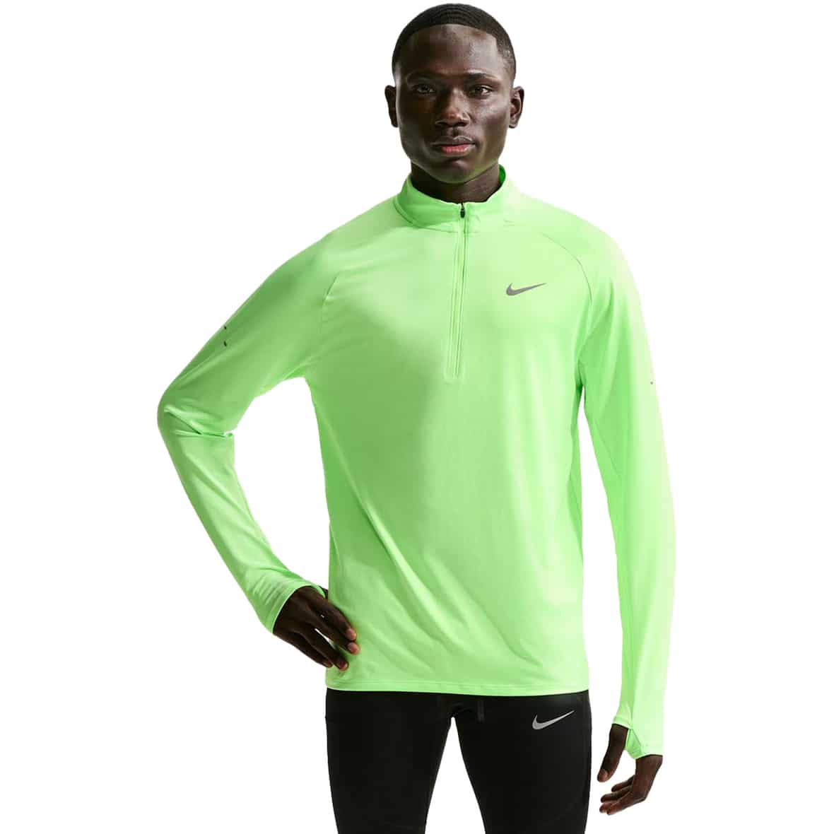 Stride Dri-Fit Herren Laufshirt Lime_377__LIME BLAST/REFLECTIVE SILV | L