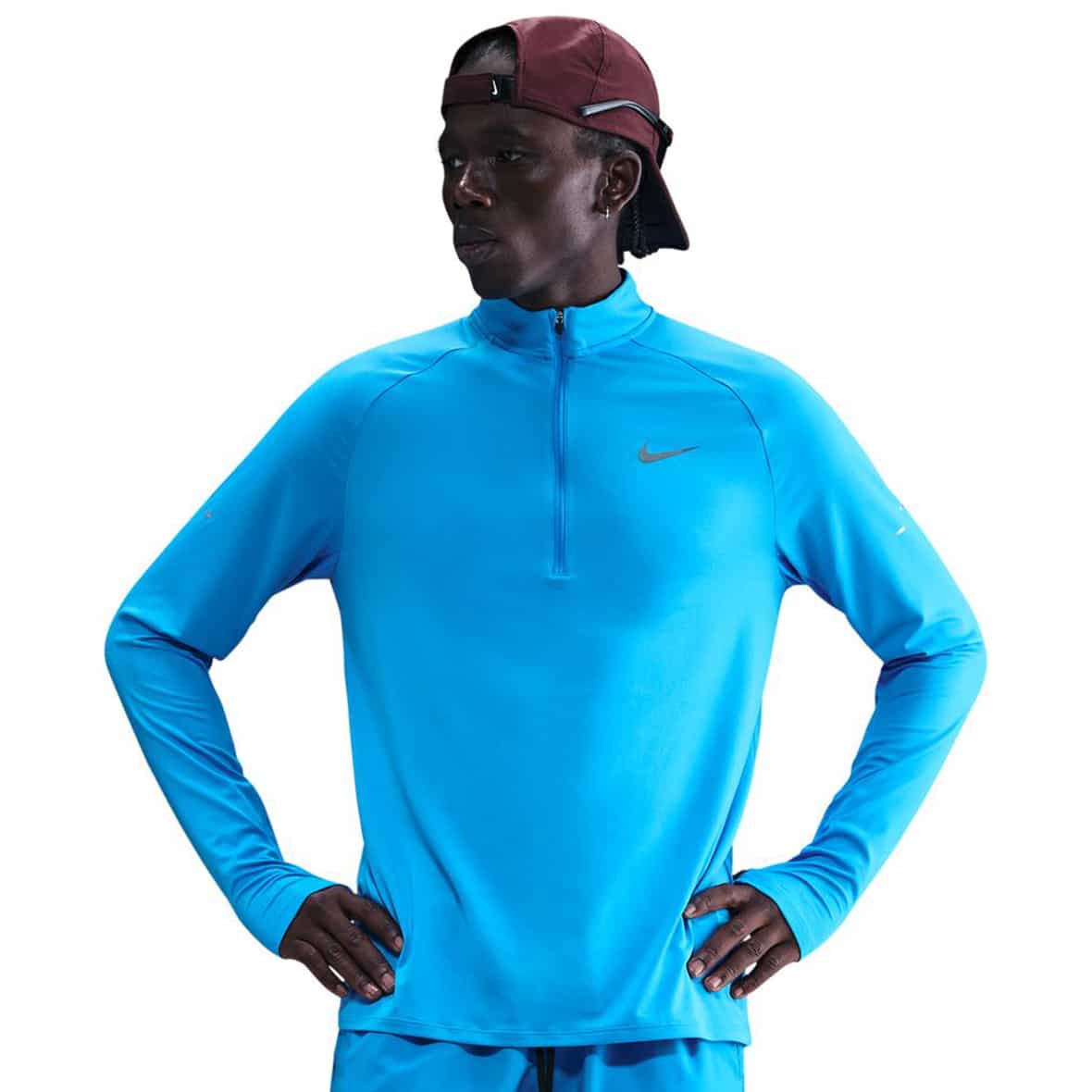 Stride Dri-Fit Herren Laufshirt Blau_446__BLUE HERO/REFLECTIVE SILV | XL