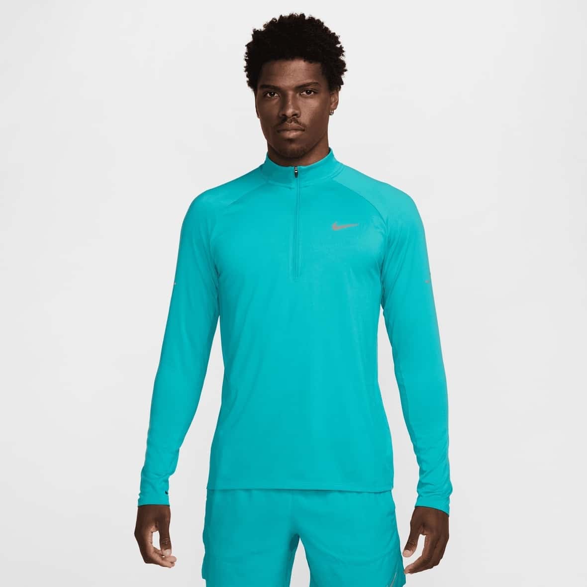 Stride Dri-Fit Herren Laufshirt Türkis_345__DUSTY CACTUS/REFLECTIVE SILV | XL
