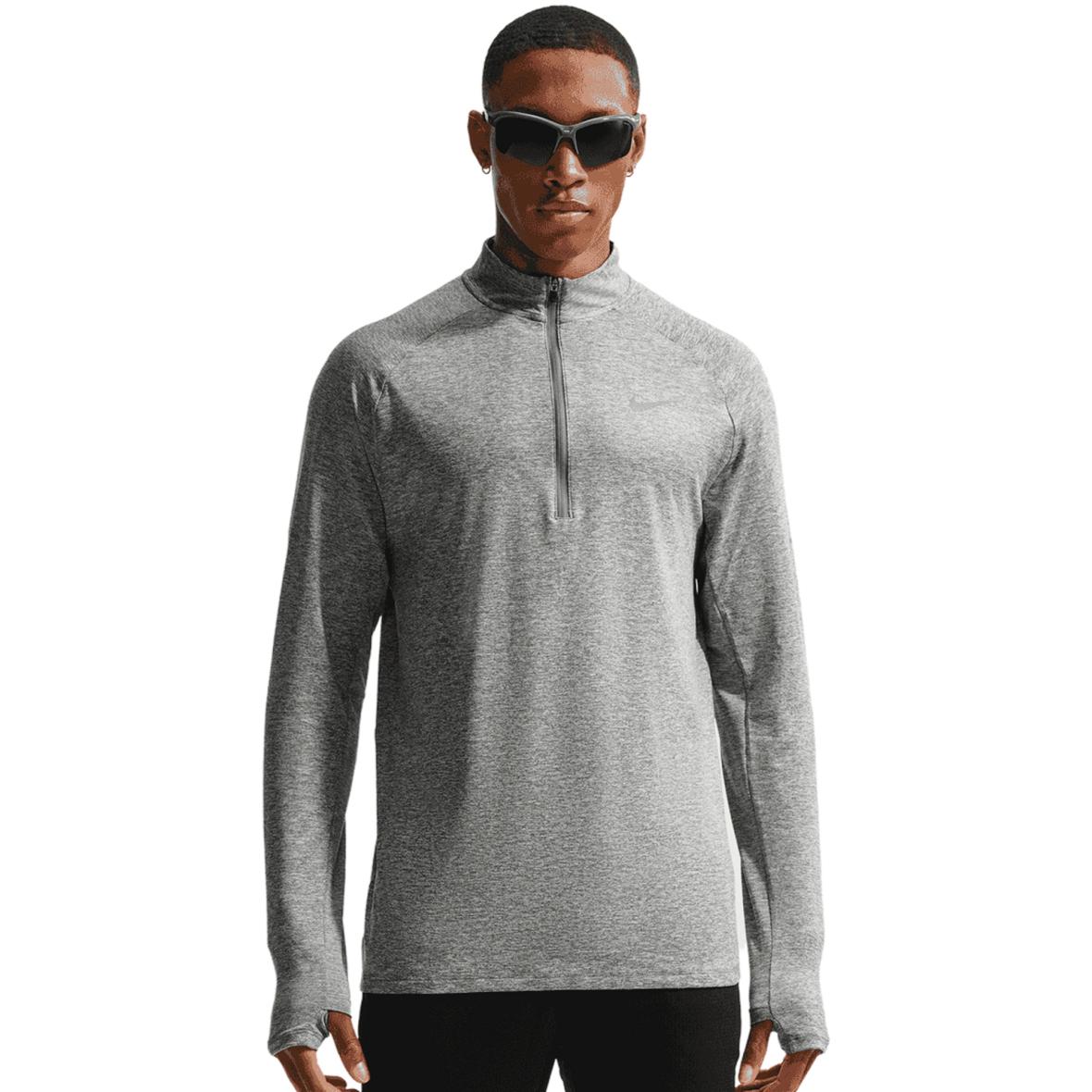 Stride Dri-Fit Herren Laufshirt Grau_084__SMOKE GREY/HTR/REFLECTIVE SILV | S