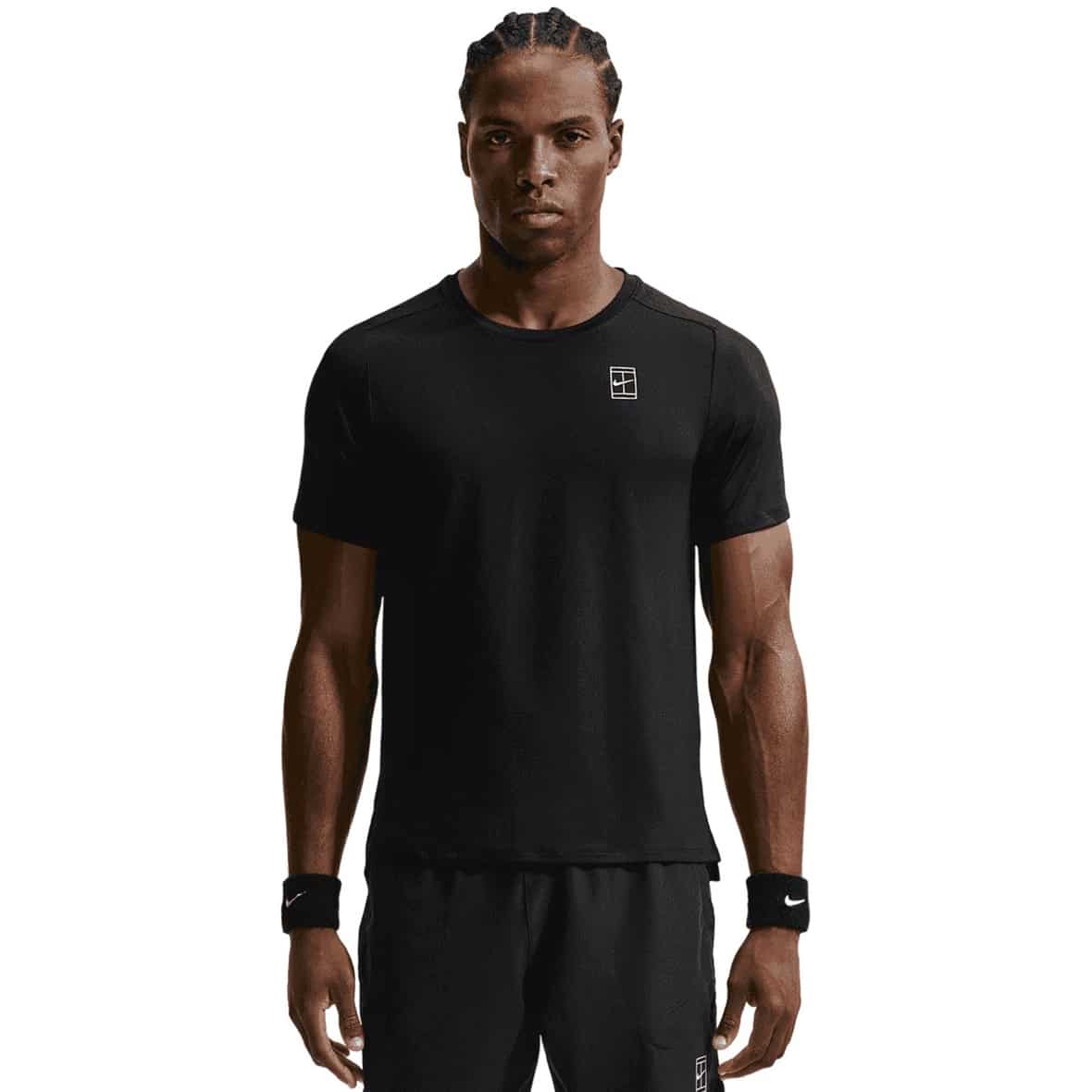 Court Dri-Fit Advantage Herren T-Shirt Schwarz_010__BLACK/WHITE | S