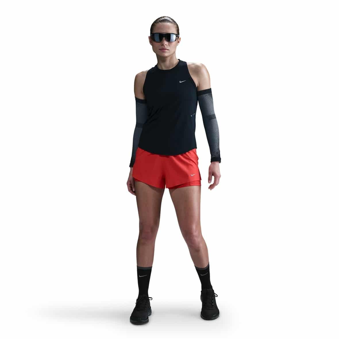 Swift Dri-Fit  Damen Laufshirt Schwarz_010__BLACK/REFLECTIVE SILV | L