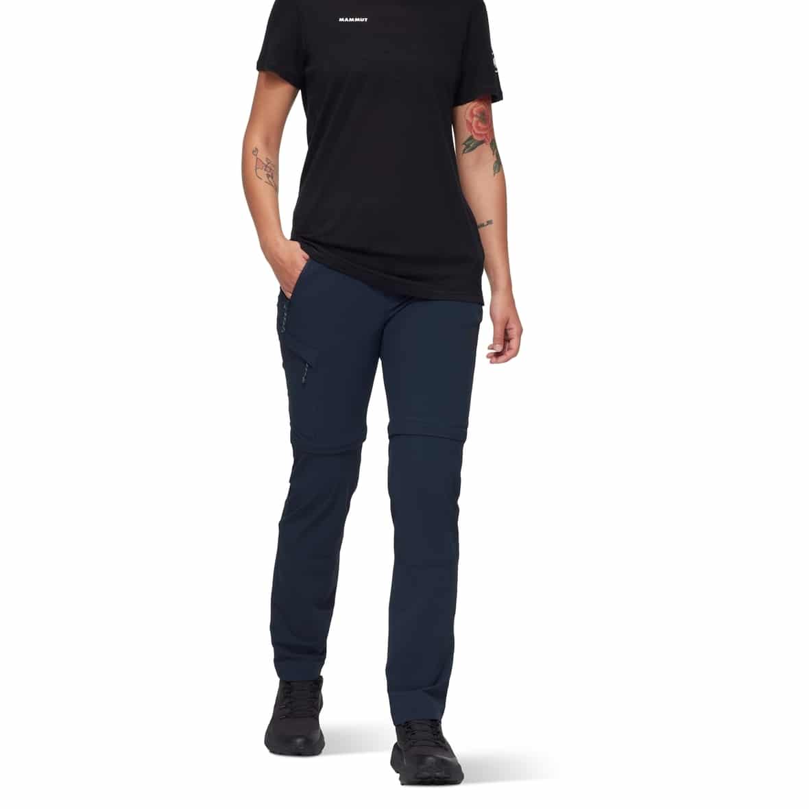 Runbold IV Damen Zip-Off-Hose Dunkelblau_5118 | 34
