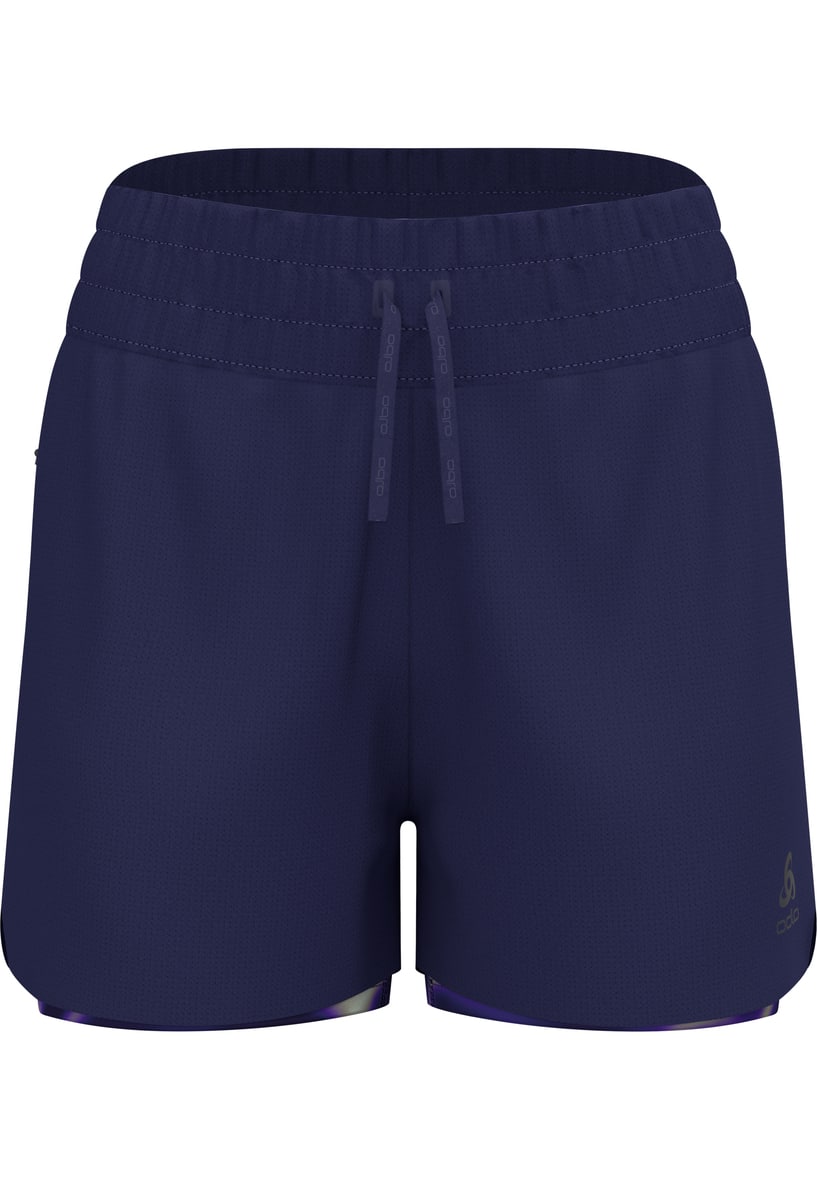 Zeroweight 3 Inch Print 2-in-1 Damen Laufshorts Dunkelblau_21120 | L