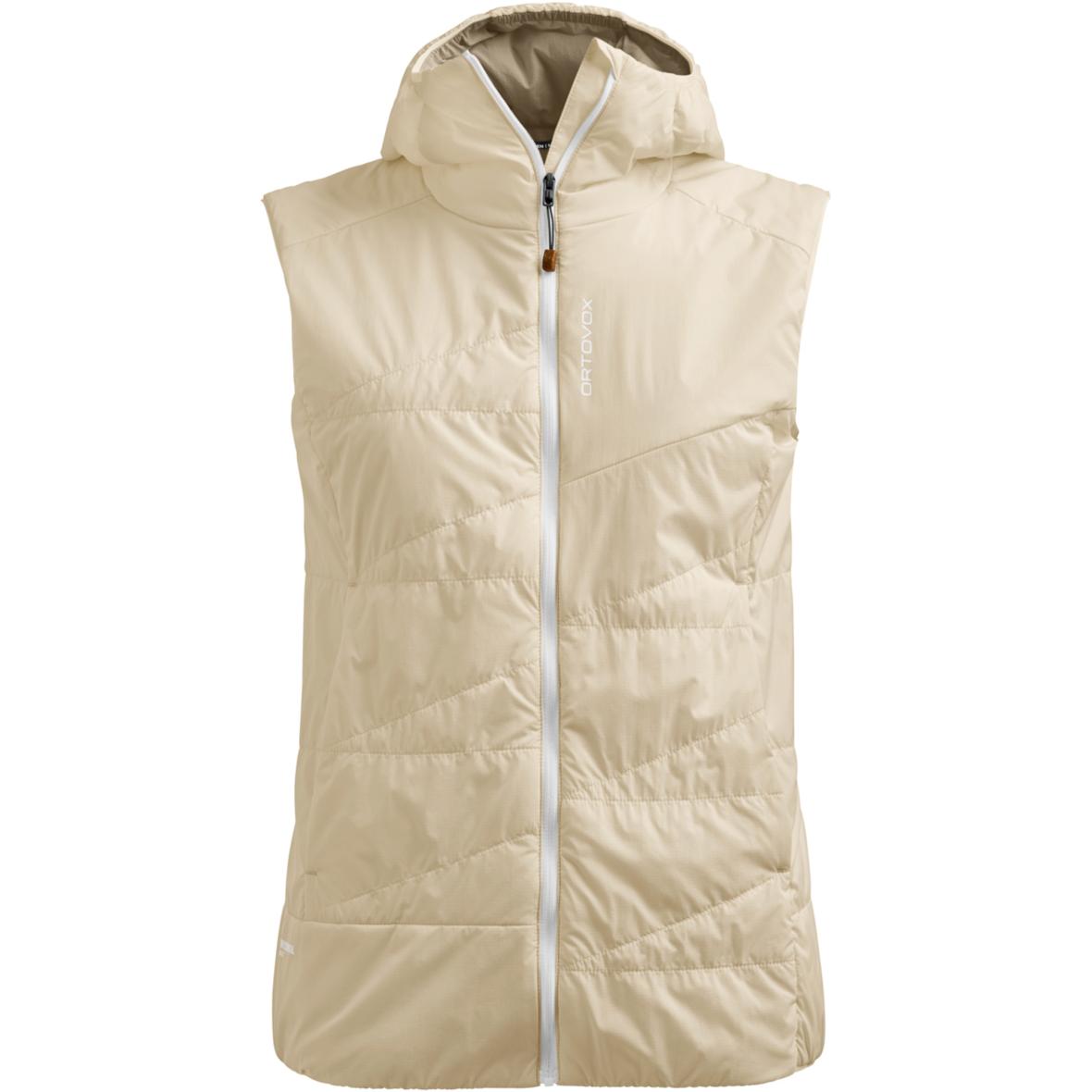 Swisswool Piz Duan  Damen Isolationsweste Weiß_00101 | S