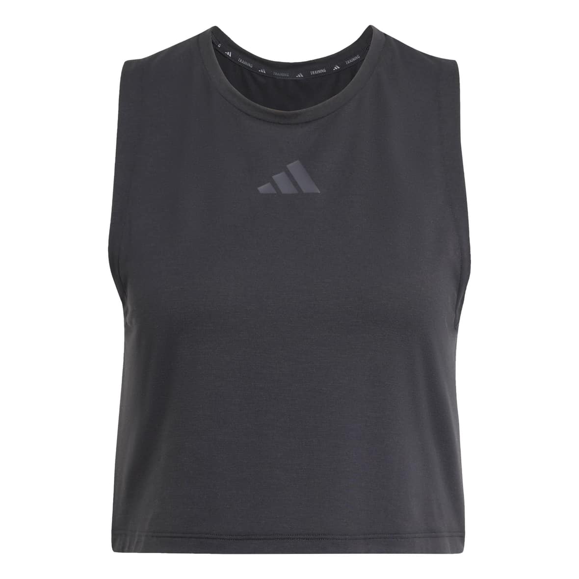 adidas Boxy Tank 3 Stripes Damen (Schwarz M)