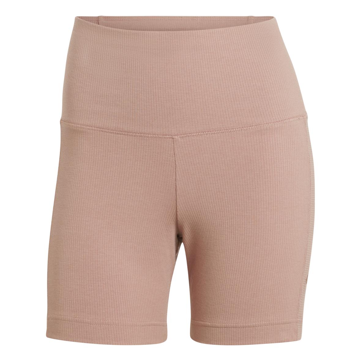 Lounge Ribbed Biker Damen Shorts Braun_000__WARCLA/WARCLA | XS