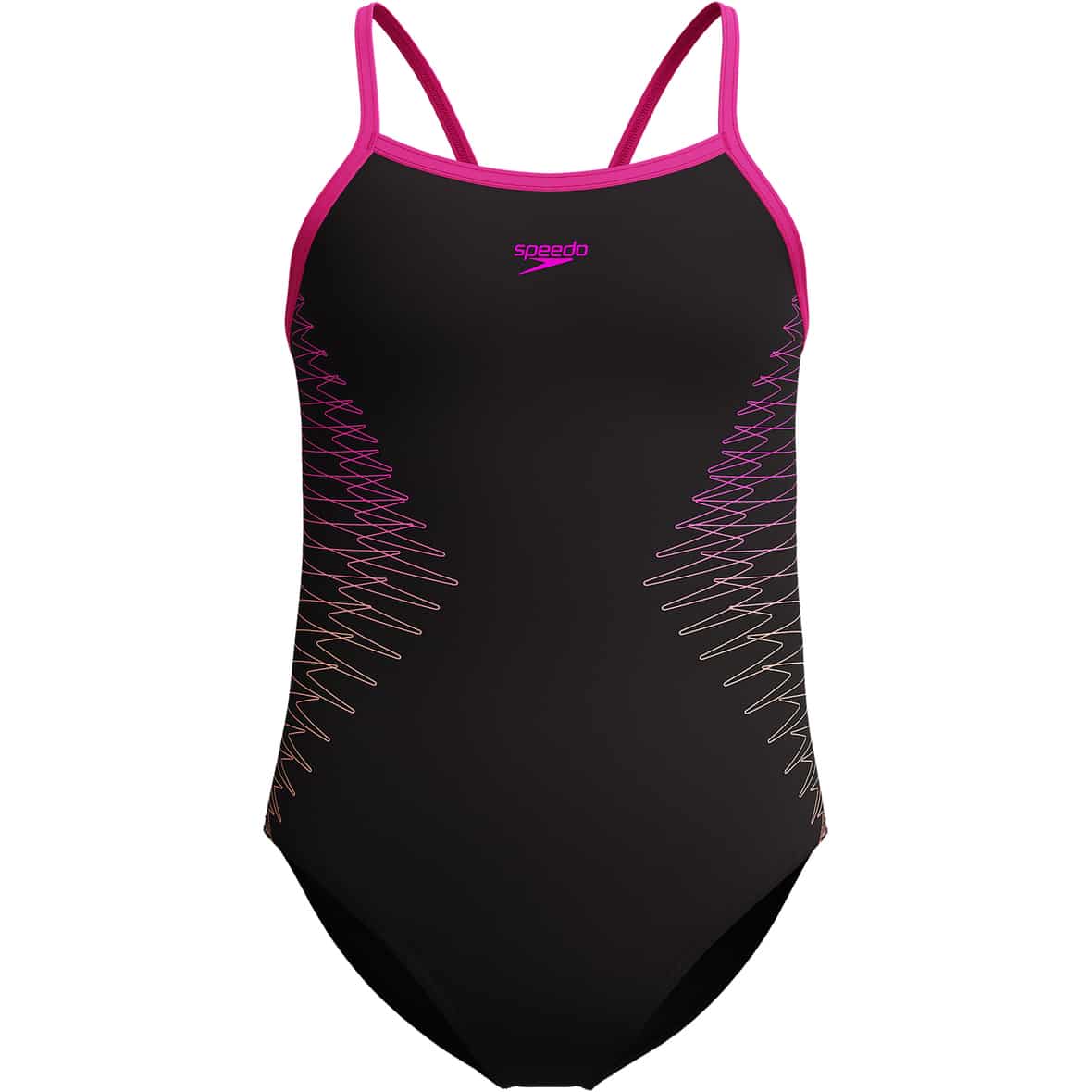 Plastisol Placement Muscleback Kinder Badeanzug Pink_16012__FLARE PINK | 116