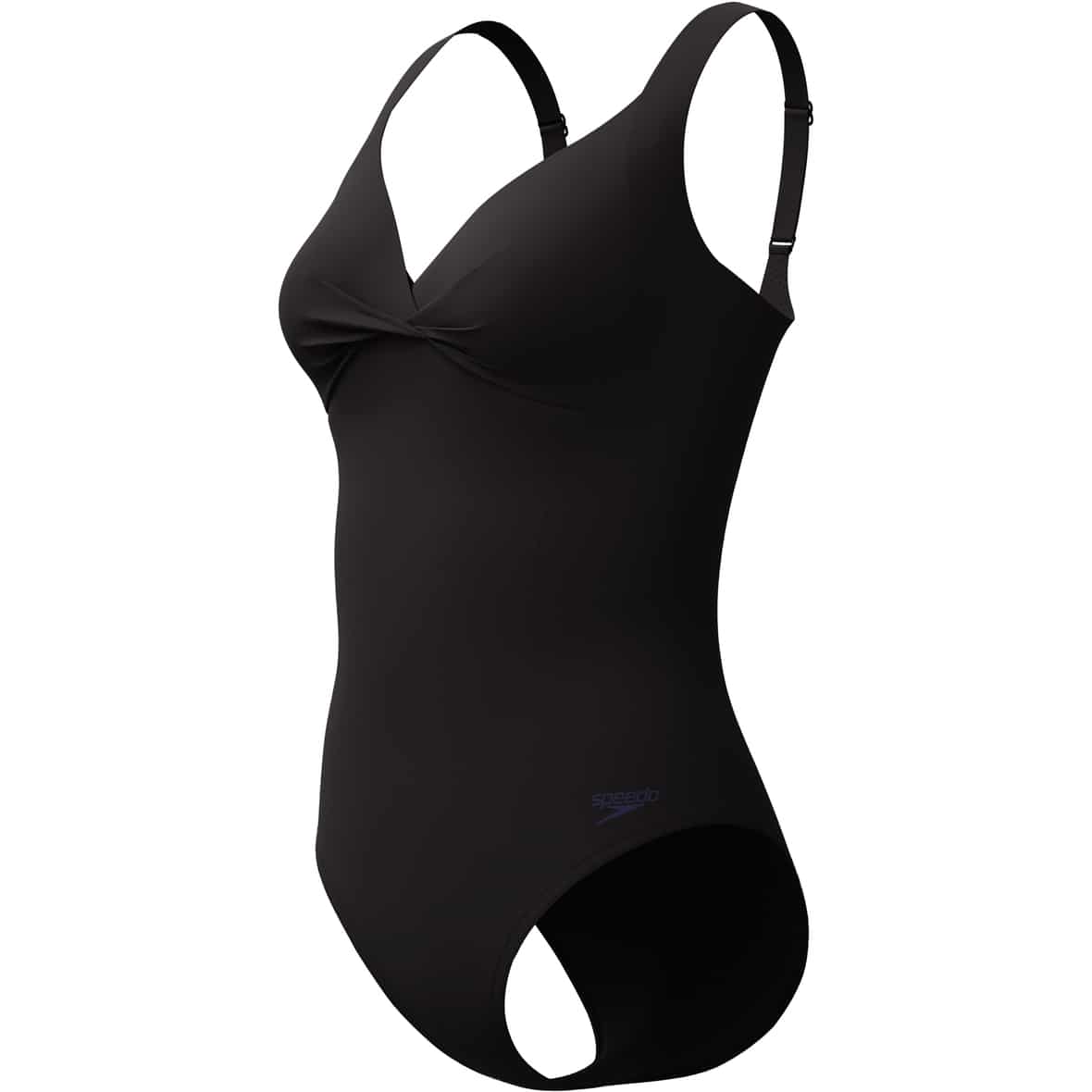 Cross Knot Shaping Damen Badeanzug Schwarz_0001 | 40