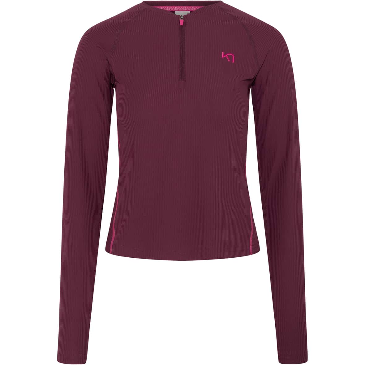 Linnea Damen Laufshirt Dunkelrot_WINE | M