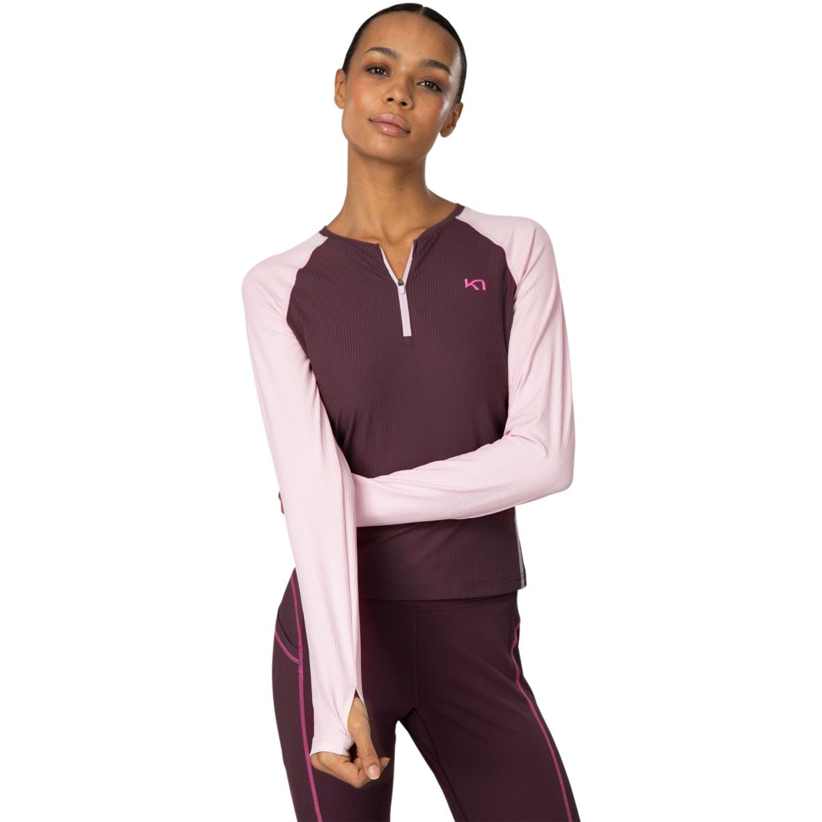 Linnea Damen Laufshirt Dunkelbraun_COCOA | S