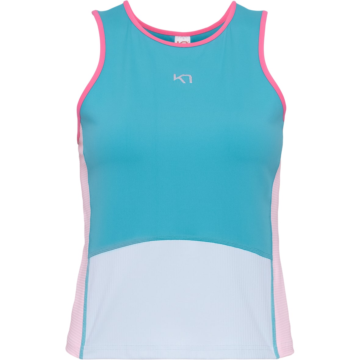 Linnea Damen Laufshirt Türkis_LAGON | XS